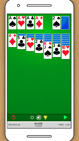 SOLITAIRE CLASSIC CARD GAME  [МОД Бесконечные монеты] Screenshot 1