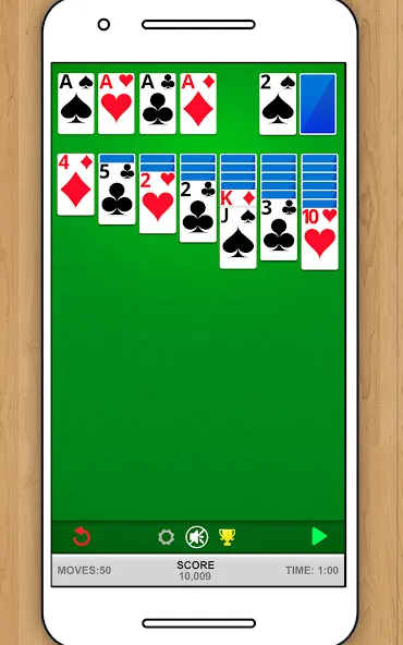 SOLITAIRE CLASSIC CARD GAME  [МОД Бесконечные монеты] Screenshot 5