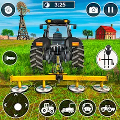 Взломанная Real Tractor Driving Games (Риал Трактор Драйвинг Геймс)  [МОД Mega Pack] - стабильная версия apk на Андроид