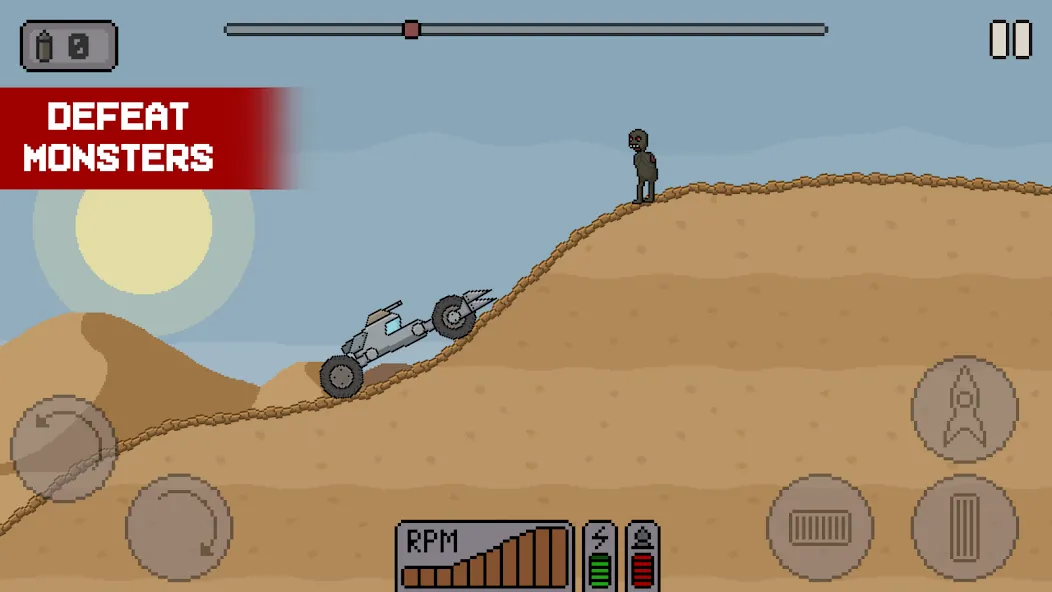 Death Rover: Space Zombie Race (Дэт Ровер)  [МОД Много денег] Screenshot 2