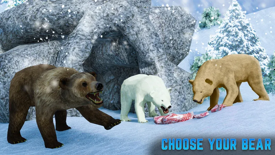 Polar Bear Family Survival  [МОД Бесконечные деньги] Screenshot 2