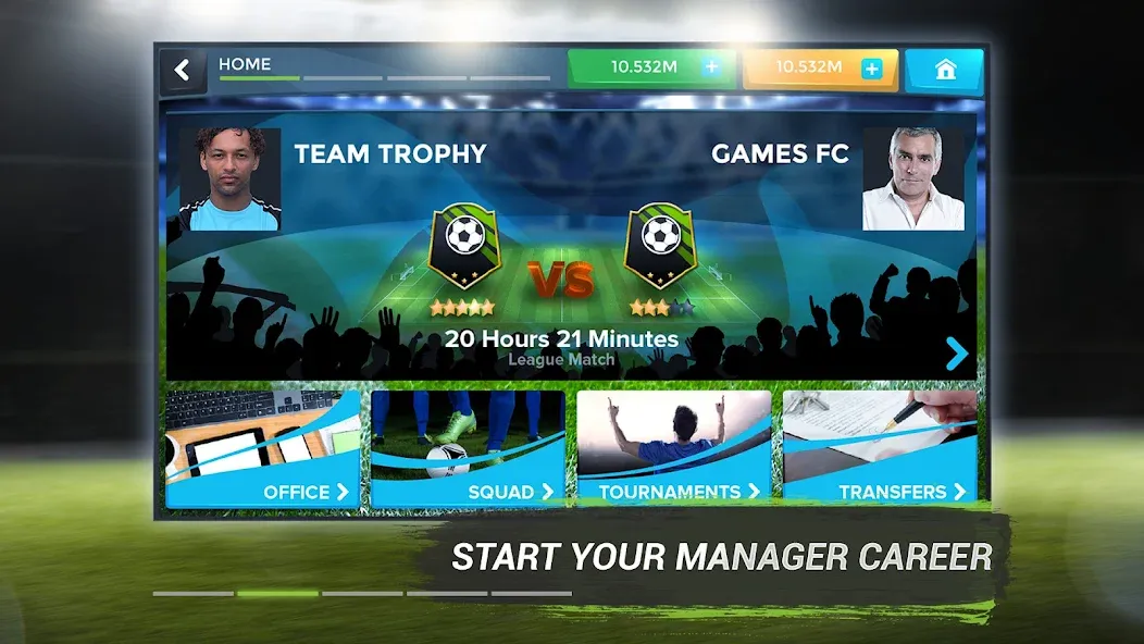 FMU - Football Manager Game (Эфэмуэй)  [МОД Все открыто] Screenshot 2