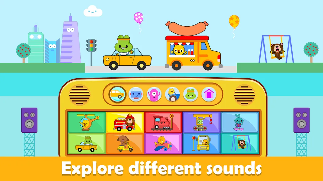 Baby Piano Kids Music Games  [МОД Бесконечные монеты] Screenshot 2