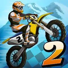 Взломанная Mad Skills Motocross 2 (Мад Скилс Мотокросс 2)  [МОД Unlocked] - стабильная версия apk на Андроид