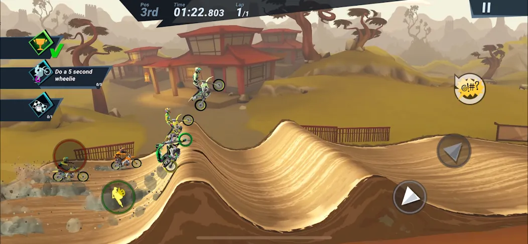 Mad Skills Motocross 3 (Мэд Скиллз Мотокросс 3)  [МОД Много монет] Screenshot 1