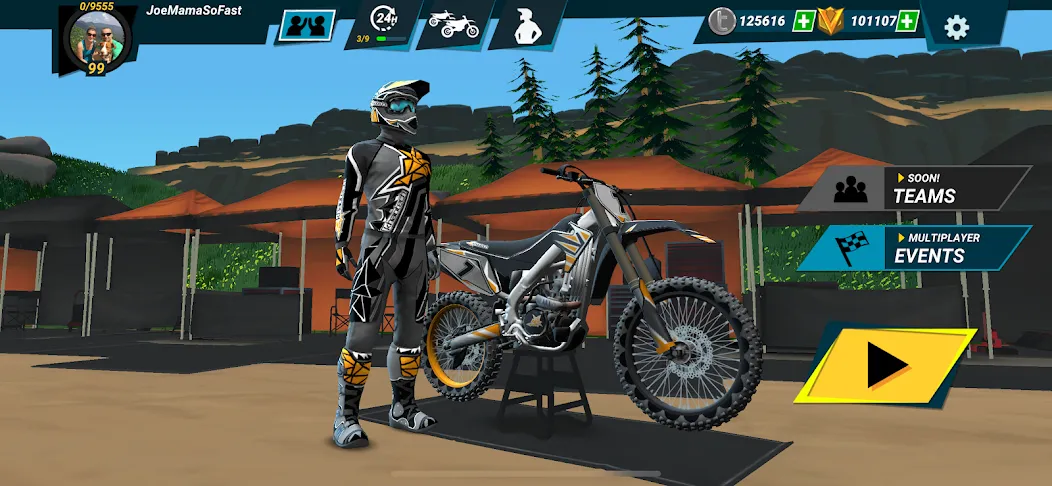 Mad Skills Motocross 3 (Мэд Скиллз Мотокросс 3)  [МОД Много монет] Screenshot 4