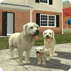 Скачать взлом Dog Sim Online: Raise a Family  [МОД Много монет] - полная версия apk на Андроид