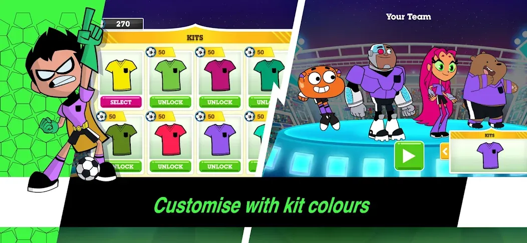 Toon Cup - Football Game  [МОД Menu] Screenshot 4