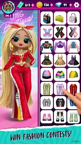 LOL Surprise! OMG Fashion Club  [МОД Много монет] Screenshot 3