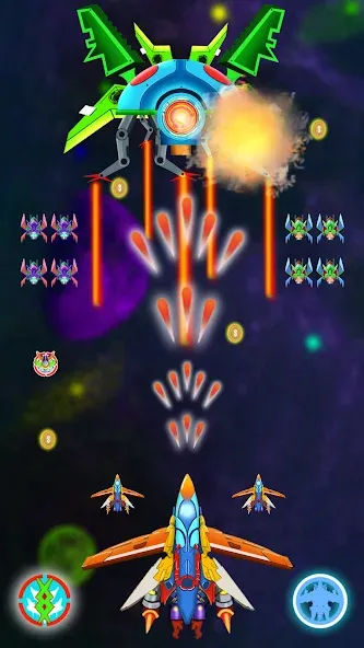 Galaxy Shooting: Alien Attack (Гэлэкси Шутинг)  [МОД Unlimited Money] Screenshot 4