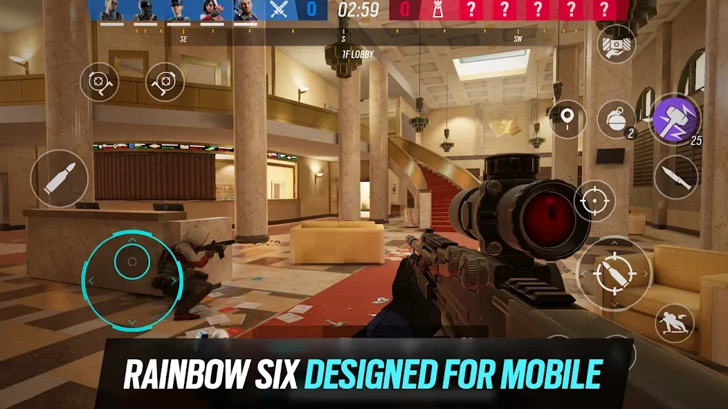 Rainbow Six Mobile (Рейнбоу Сикс Мобайл)  [МОД Много монет] Screenshot 1