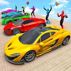 Скачать взлом Mega Ramp Car Games Car Stunts  [МОД Много монет] - последняя версия apk на Андроид