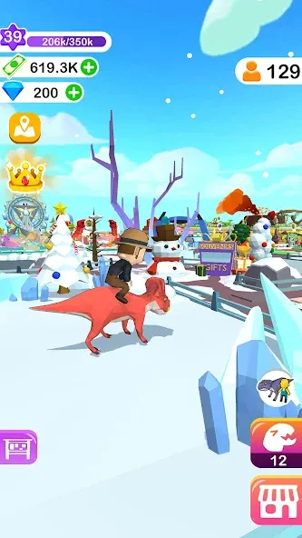 Dino Tycoon - 3D Building Game  [МОД Unlimited Money] Screenshot 5