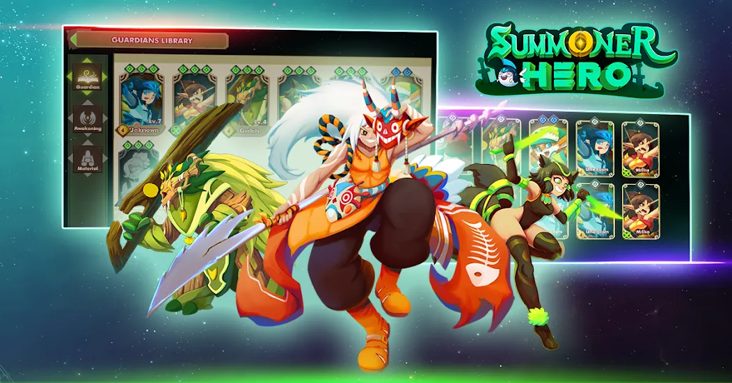 Summoner Hero: Epic Battle (Саммонер Хиро)  [МОД Unlocked] Screenshot 4