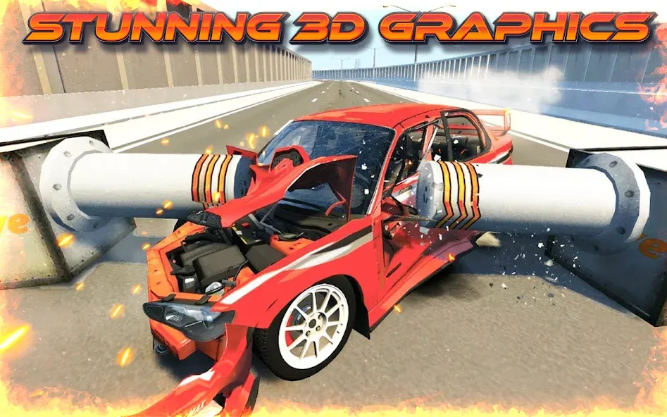 Highway Crash Car Race  [МОД Меню] Screenshot 2