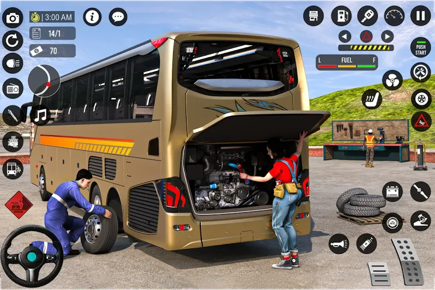 Bus Simulator 3D: Bus Games (Бус Симулятор 3Д)  [МОД Много монет] Screenshot 5