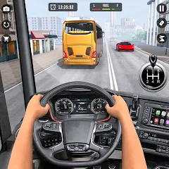 Скачать взломанную Bus Simulator 3D: Bus Games (Бус Симулятор 3Д)  [МОД Много монет] - стабильная версия apk на Андроид