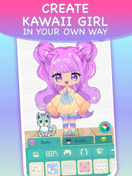 Chibi Dress Up Games for Girls  [МОД Menu] Screenshot 2