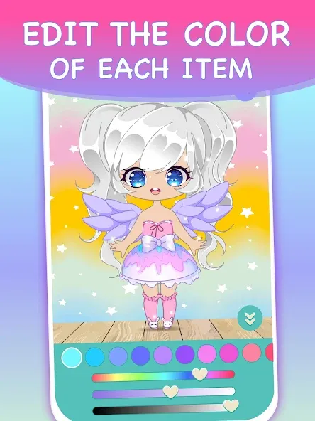 Chibi Dress Up Games for Girls  [МОД Menu] Screenshot 4