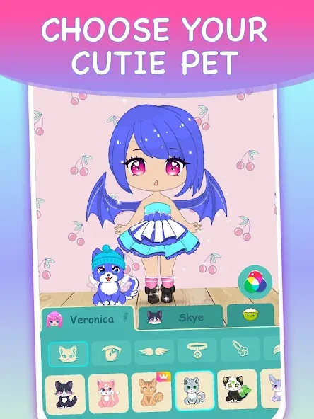 Chibi Dress Up Games for Girls  [МОД Menu] Screenshot 5