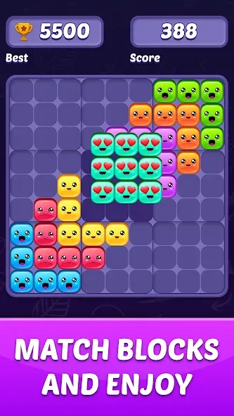 Block Puzzle Game (Блокголоволомка игра)  [МОД Unlimited Money] Screenshot 1