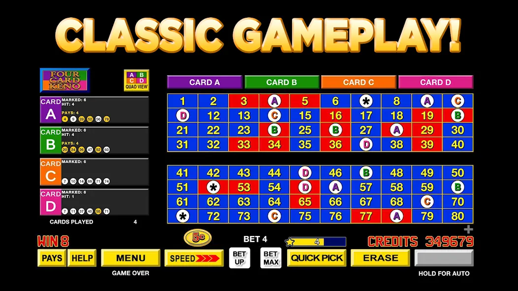 Keno Star - Multi Card Games (Кино Стар)  [МОД Много денег] Screenshot 3