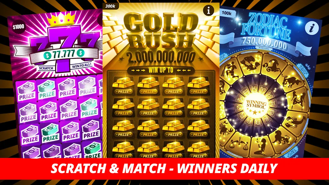 Lottery Scratchers - Winners  [МОД Много монет] Screenshot 1