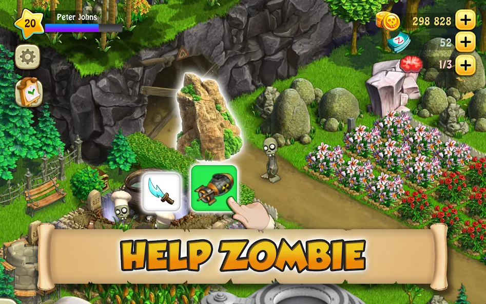 Zombie Castaways  [МОД Бесконечные монеты] Screenshot 1