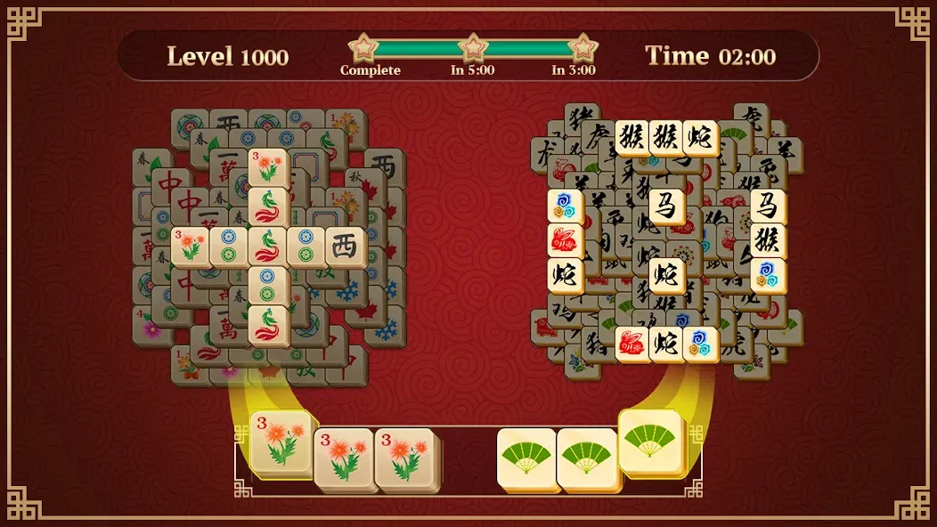 Mahjong Solitaire: 3 Tiles (Маджонг Классик)  [МОД Бесконечные монеты] Screenshot 3