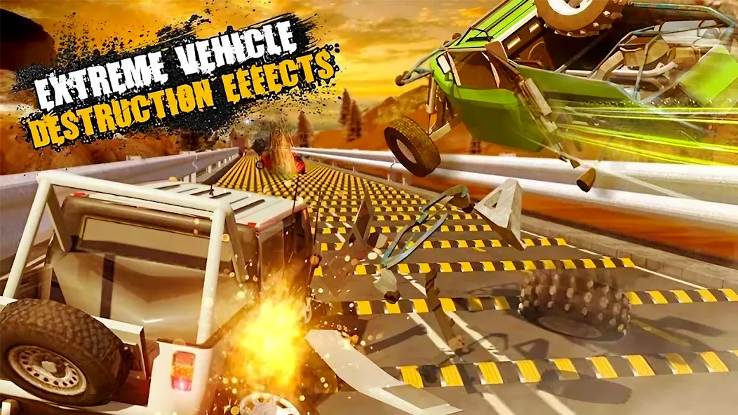 Car Crash Speed Bump Car Games  [МОД Бесконечные деньги] Screenshot 2