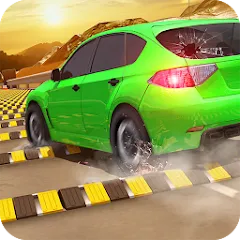 Скачать взломанную Car Crash Speed Bump Car Games  [МОД Бесконечные деньги] - последняя версия apk на Андроид