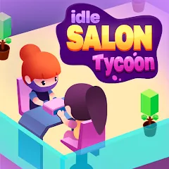 Взломанная Idle Beauty Salon Tycoon (Айдл Бьюти Салон Тайкун)  [МОД Menu] - стабильная версия apk на Андроид