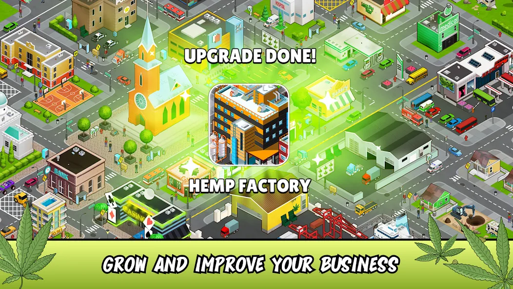 Weed City - Hemp Farm Tycoon (Уид Сити)  [МОД Unlocked] Screenshot 4