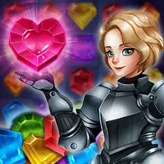 Взломанная Jewels of Kingdom Knights (Джуэлз оф Кингдом Найтс)  [МОД Unlocked] - последняя версия apk на Андроид