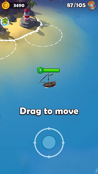 Pirate Raid - Caribbean Battle (Пиратское налетении)  [МОД Unlimited Money] Screenshot 1