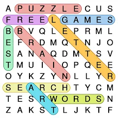 Взломанная Word Search: Word Find (Ворд Срч)  [МОД Бесконечные деньги] - последняя версия apk на Андроид