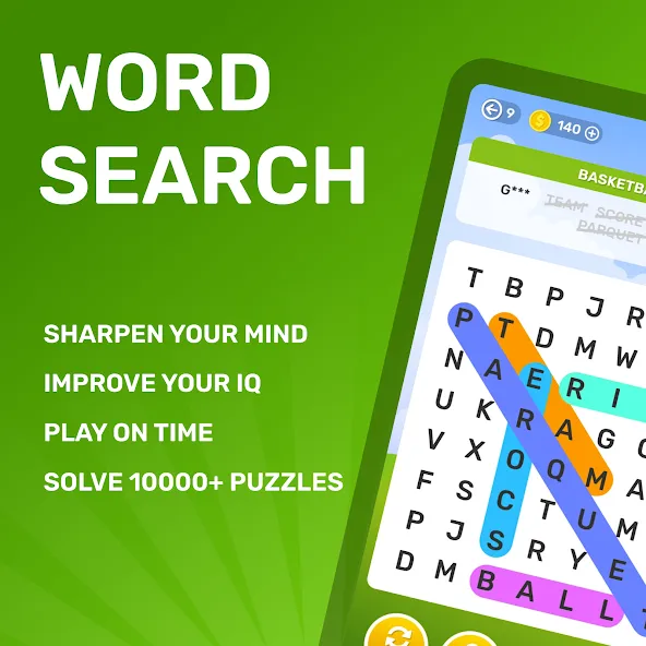 Word Search Puzzle Game  [МОД Mega Pack] Screenshot 1