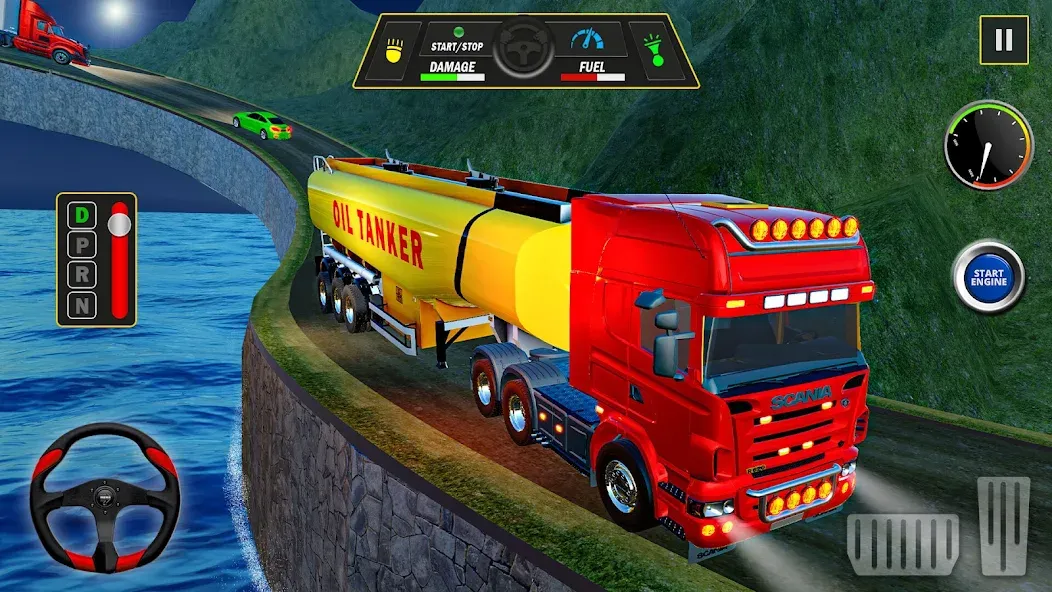 Offroad Oil Tanker Truck Games (Оффроуд Игры на машинецистерне для нефти)  [МОД Бесконечные деньги] Screenshot 3