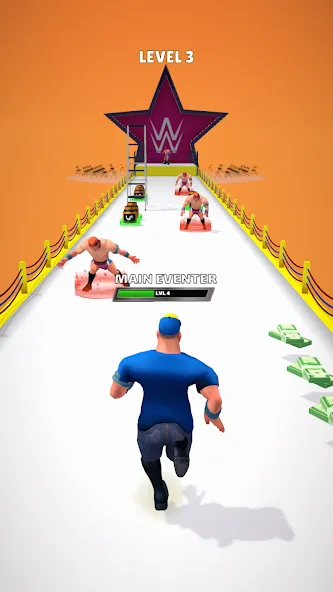 Wrestling Trivia Run (Рестлинг Тривия Ран)  [МОД Много монет] Screenshot 5