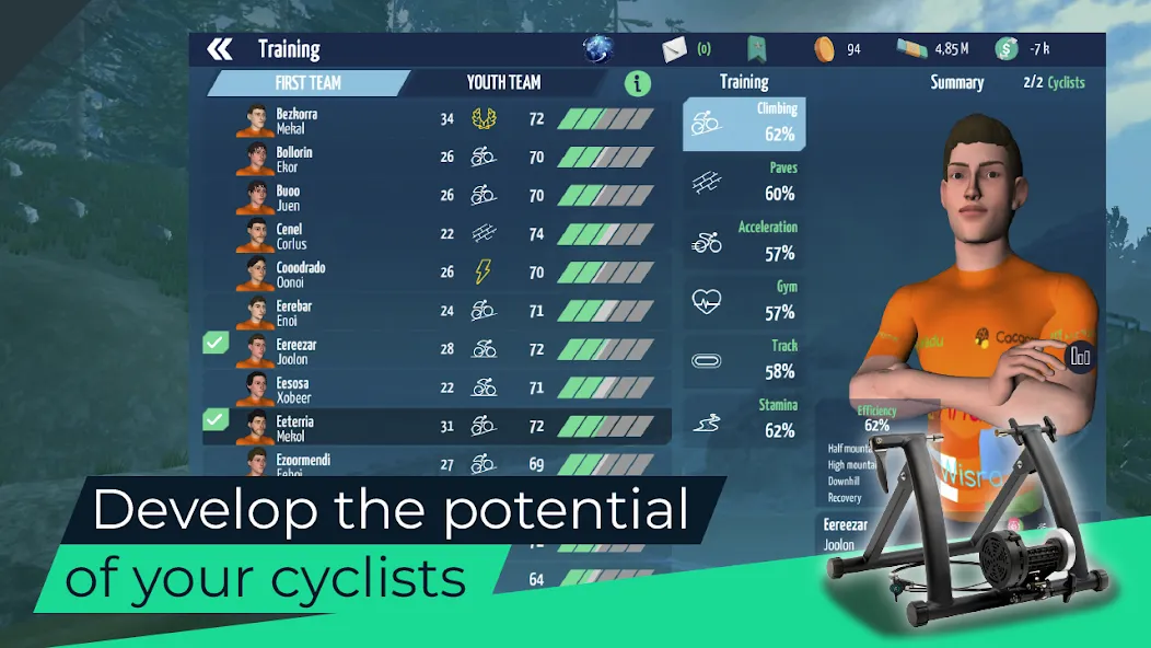 Live Cycling Manager 2023 (Лайв Сайклинг Менеджер 2023)  [МОД Все открыто] Screenshot 4