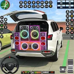 Скачать взлом School Car Game 3d Car Driving  [МОД Mega Pack] - последняя версия apk на Андроид