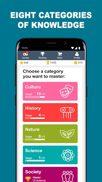 QuizzClub. Quiz & Trivia game (КвиззКлуб)  [МОД Бесконечные монеты] Screenshot 4