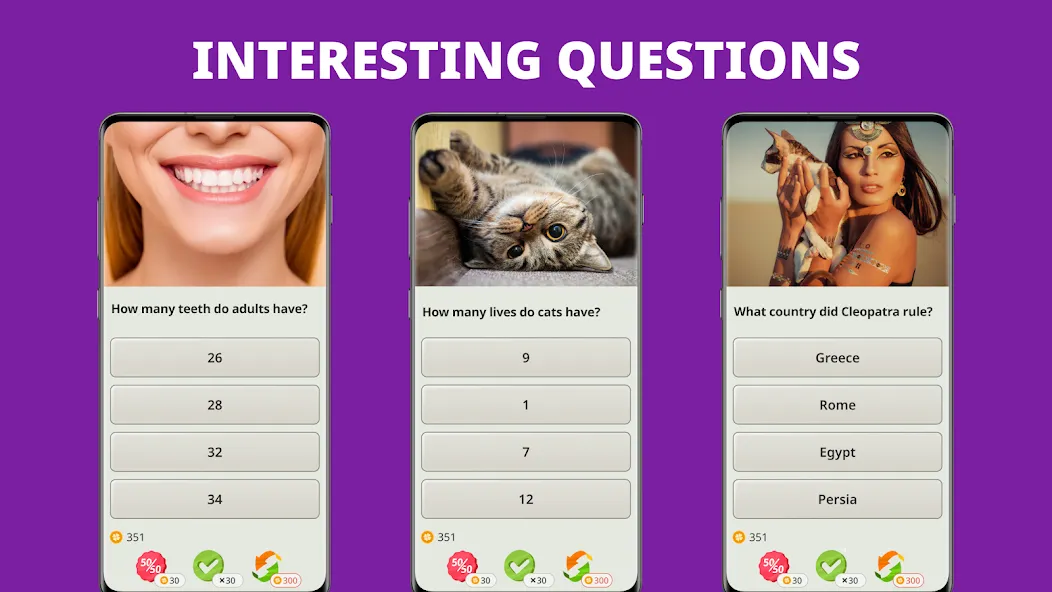 QuizzLand. Quiz & Trivia game (КвиззЛэнд)  [МОД Все открыто] Screenshot 1