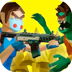 Скачать взломанную Two Guys & Zombies 3D: Online  [МОД Все открыто] - последняя версия apk на Андроид