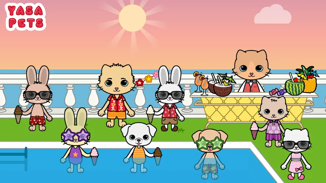 Yasa Pets Vacation (Яса Петс Вакейшн)  [МОД Unlimited Money] Screenshot 3