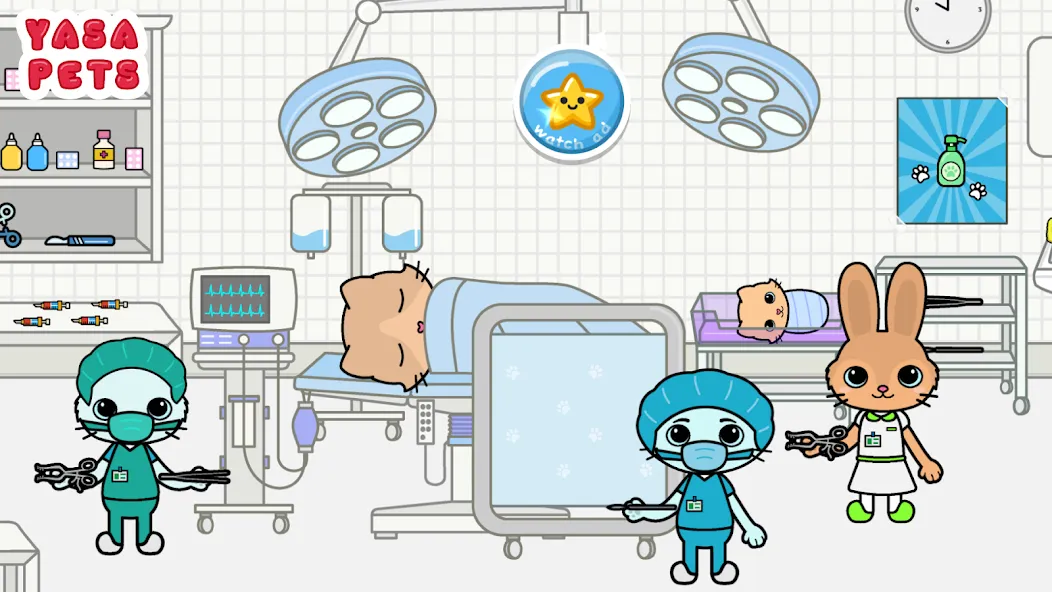 Yasa Pets Hospital (Яса Петс Хоспитал)  [МОД Много денег] Screenshot 3