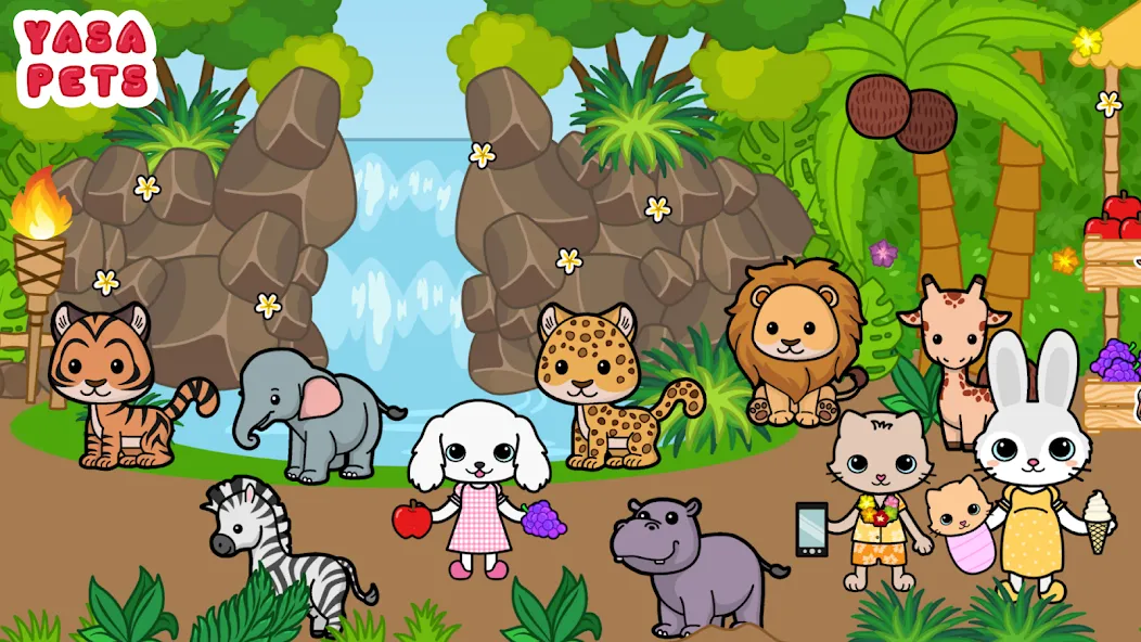 Yasa Pets Island (Яса Петс Айленд)  [МОД Бесконечные монеты] Screenshot 4