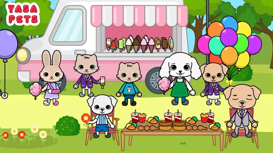 Yasa Pets Town (Яса Петс Таун)  [МОД Menu] Screenshot 2