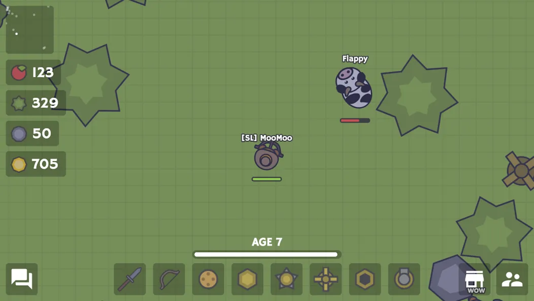 MooMoo.io (Official)  [МОД Unlimited Money] Screenshot 3