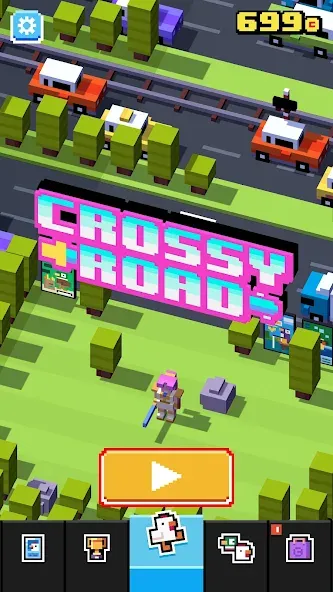 Crossy Road (Кросси Роуд)  [МОД Бесконечные монеты] Screenshot 1